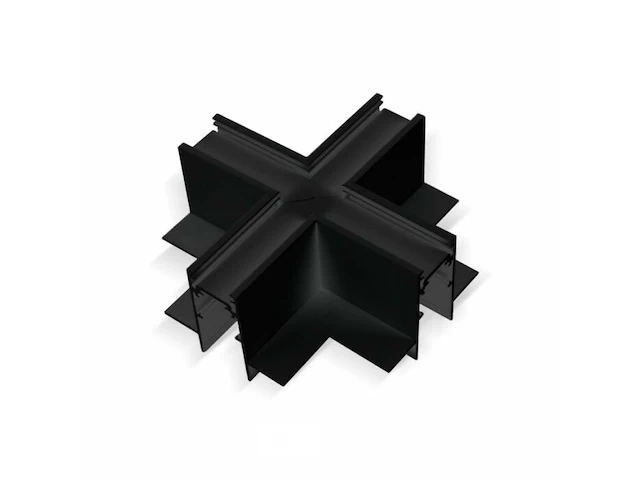 4 x x-connector voor ingebouwde magnetische rails 20 mm – horizontaal. - afbeelding 4 van  5