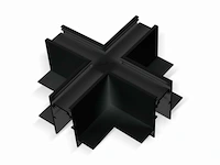 4 x x-connector voor ingebouwde magnetische rails 20 mm – horizontaal. - afbeelding 4 van  5