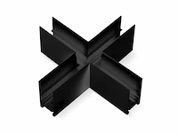4 x x-connector voor magnetische opbouwrails 20 mm - horizontaal - afbeelding 1 van  4
