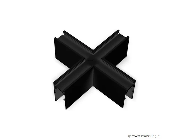4 x x-connector voor magnetische opbouwrails 20 mm - horizontaal - afbeelding 2 van  4