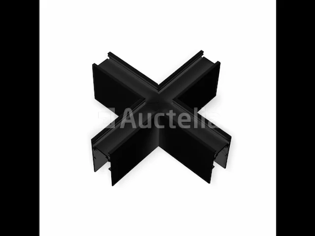 4 x x-connector voor magnetische opbouwrails 20 mm – horizontaal. - afbeelding 3 van  4