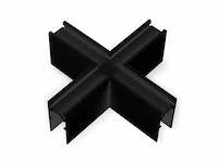 4 x x-connector voor magnetische opbouwrails 20 mm – horizontaal. - afbeelding 3 van  5
