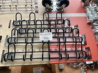 4 x zwarte kapstokken - afbeelding 1 van  3