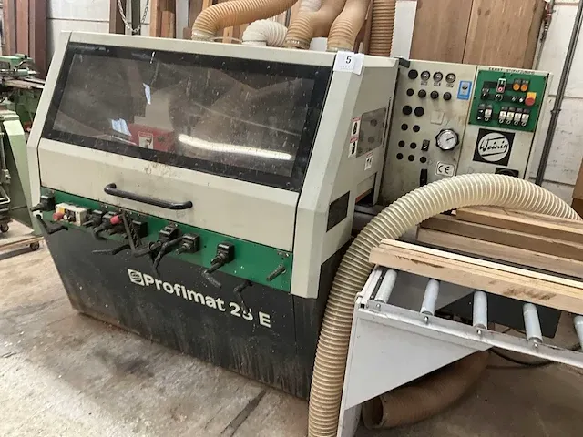 4-zijdige schaafmachine weinig profimat 23e - afbeelding 10 van  17