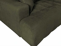 4-zits comfortabele bank met diepe zitting - groene getextureerde stof - afbeelding 6 van  7