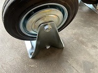 4 zwenkwielen 200 mm - afbeelding 2 van  3