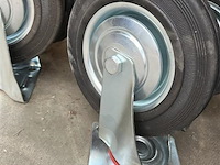 4 zwenkwielen 200 mm - afbeelding 3 van  3