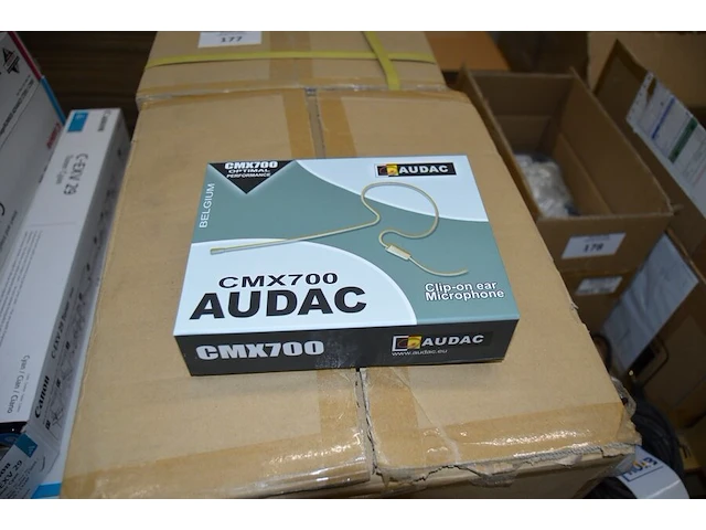 40 audac cmx700 clip-on ear microphone nieuw in doos - afbeelding 1 van  5