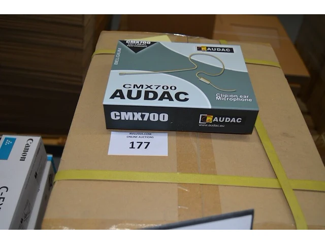 40 audac cmx700 clip-on ear microphone nieuw in doos - afbeelding 2 van  4