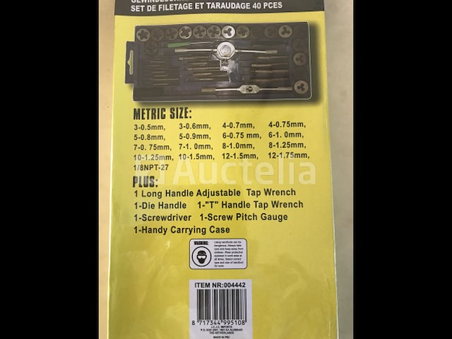 40 delige tap en snijset - afbeelding 4 van  4