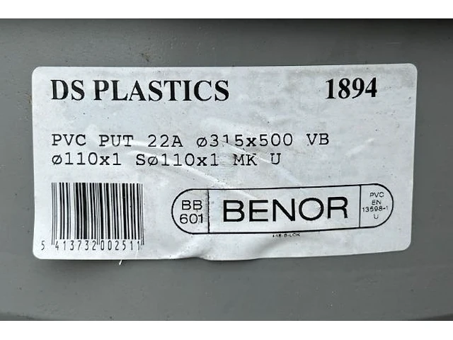 40 diverse pvc buizen - afbeelding 7 van  12