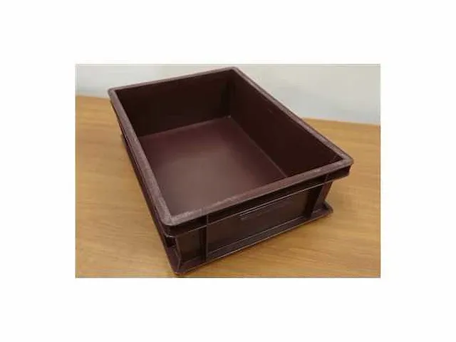 40 euro stapelkrat 400 x 300 x 110 mm, bruin, occasie - afbeelding 3 van  3