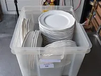 40 porseleinen borden 23cm - afbeelding 1 van  3