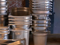 ± 40 rvs sorteer bakjes - afbeelding 2 van  4