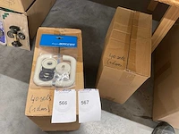 40 sets grijze deurklinken - afbeelding 1 van  3