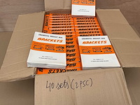 40 sets rustieke plank dragers - afbeelding 1 van  5