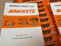 40 sets rustieke plank dragers - afbeelding 2 van  5