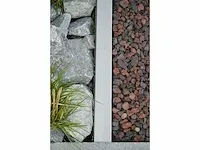 40 stuks eccoborder betonboord inox 125x5x14,5cm - afbeelding 2 van  2