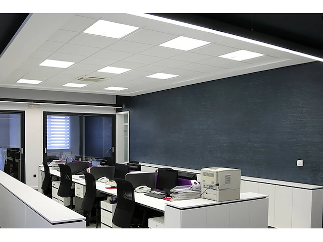 40 x 40w 6500k 60x60 smd led inbouw backlit panelen wit frame - afbeelding 2 van  7