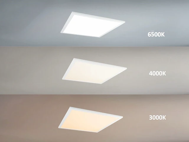 40 x 40w 6500k 60x60 smd led inbouw backlit panelen wit frame - afbeelding 7 van  7