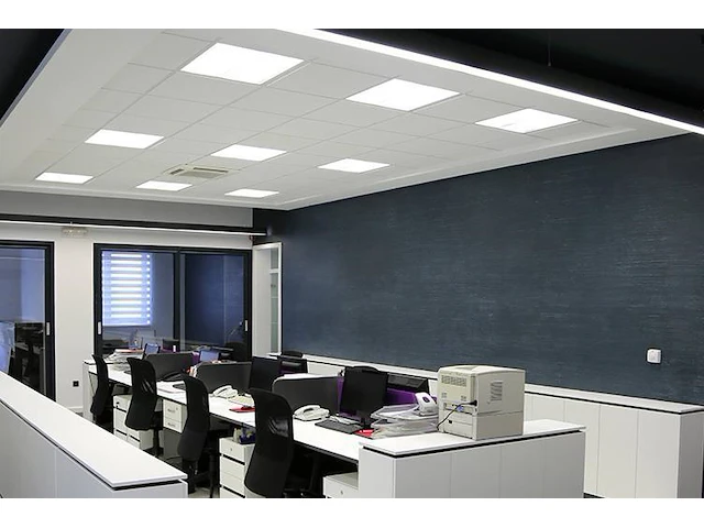 40 x 40w 6500k 60x60 smd led inbouw backlit panelen wit frame - afbeelding 1 van  6