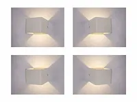 40 x 5w led zand wit wandlamp kubus - afbeelding 3 van  4