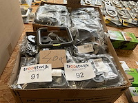 40 x grijze deurklinken - afbeelding 1 van  4