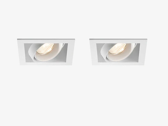 40 x gt square design inbouwspots wit - afbeelding 8 van  9