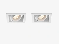 40 x gt square design inbouwspots wit - afbeelding 8 van  9