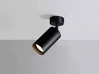40 x gu10 opbouwspot armatuur cilinder zand zwart draaibaar - afbeelding 1 van  6
