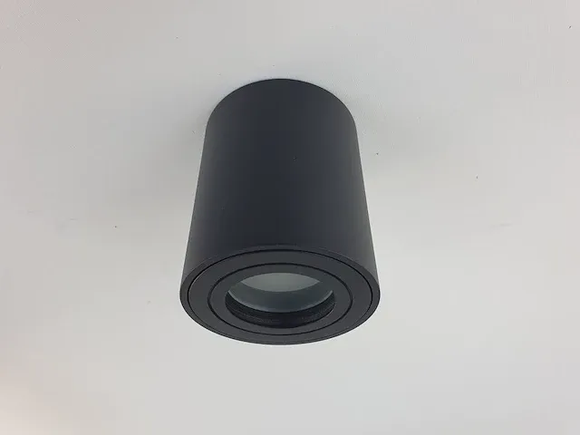 40 x gu10 opbouwspot armatuur cilinder zand zwart waterdicht - afbeelding 2 van  7