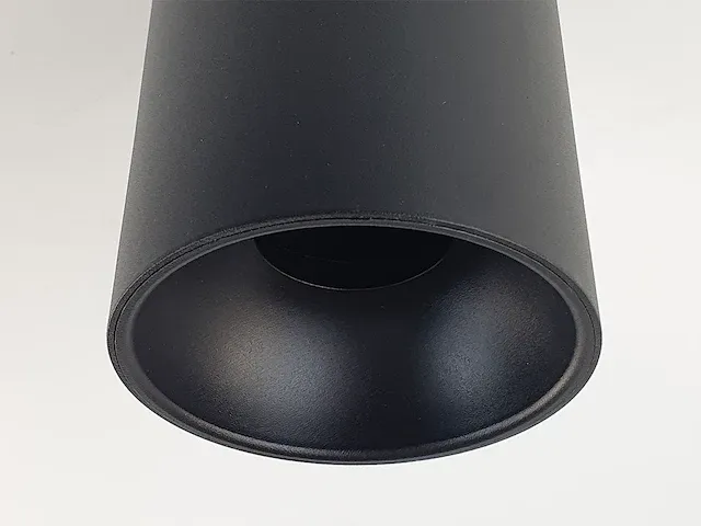 40 x gu10 opbouwspot armatuur cilinder zand zwart - afbeelding 3 van  4