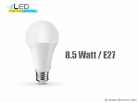 40 x led e27 lampjes, 8.5 watt, warm wit - afbeelding 2 van  8