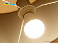 40 x led e27 lampjes, 8.5 watt, warm wit - afbeelding 6 van  8