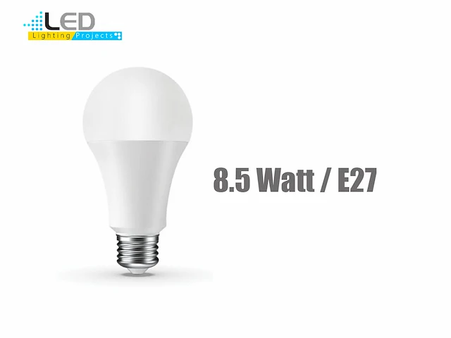 40 x led e27 lampjes, 8.5 watt, warm wit - afbeelding 2 van  8