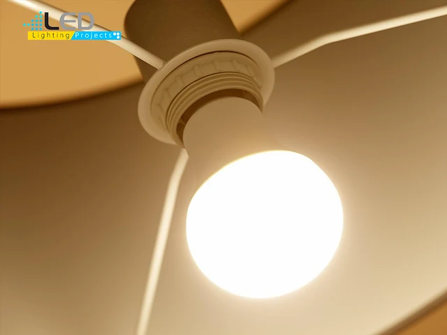 40 x led e27 lampjes, 8.5 watt, warm wit - afbeelding 6 van  8