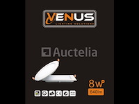 40 x led-paneel – rond inbouw – 8w – 3000k – warm wit - afbeelding 5 van  5