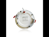 40 x led-paneel – rond inbouw – 8w – 6500k – koud wit - afbeelding 3 van  5