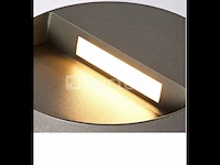 40 x led wandlamp (s-22r) - 6w - 3500k warm wit - afbeelding 5 van  5