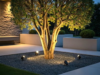 40 x prikspot tuinlamp gu10 fitting zand zwart waterdicht - afbeelding 3 van  5