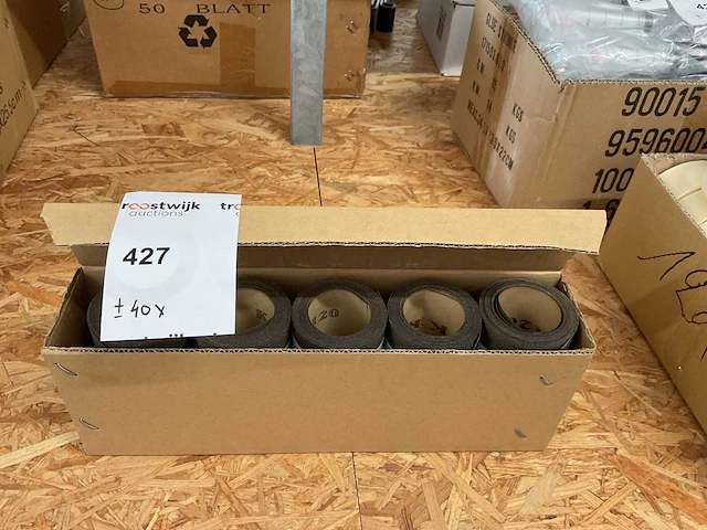 40 x schuurpapier; korrel 120 - afbeelding 1 van  5