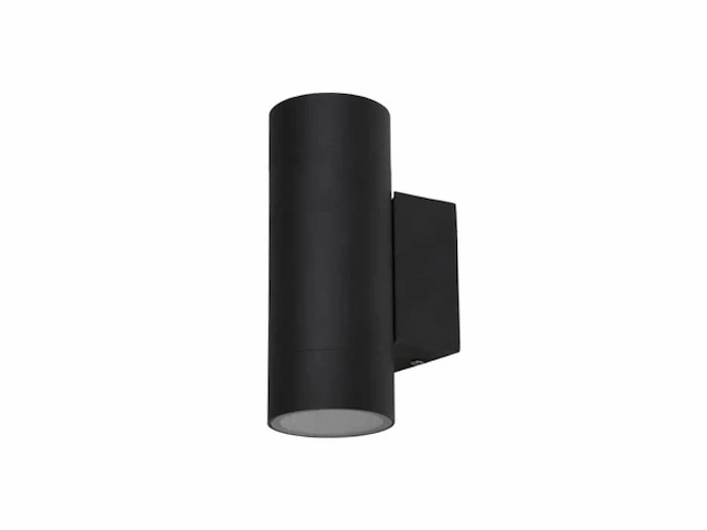 40 x wandlamp cilinder gu10 duo fitting zand zwart waterdicht - afbeelding 4 van  4