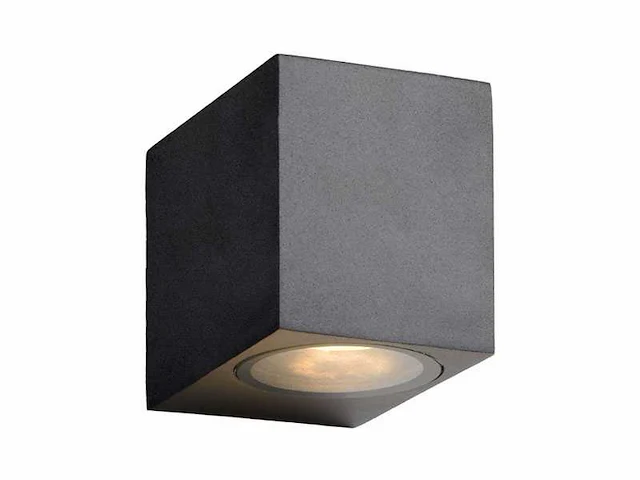 40 x wandlamp modern rechthoekig gu10 fitting zand zwart waterdicht - afbeelding 3 van  7