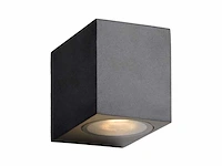 40 x wandlamp modern rechthoekig gu10 fitting zand zwart waterdicht - afbeelding 3 van  7