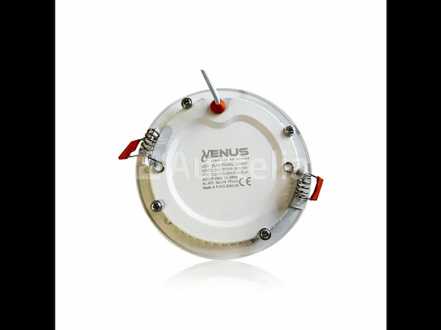 40 xled paneel - rond - 8w - inbouw - 6500k (daglicht) - afbeelding 3 van  5