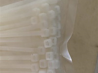 400 tie ribs 4,8x370 mm in 4 pakken van 100 wit - afbeelding 2 van  2