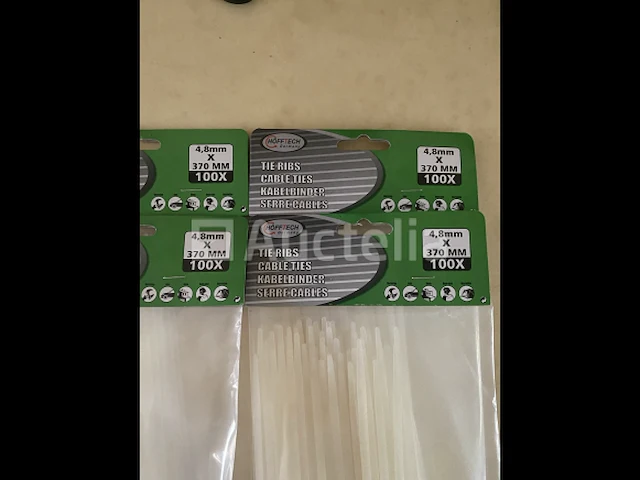 400 tie ribs 4,8x370 mm in 4 pakken van 100 - afbeelding 4 van  4