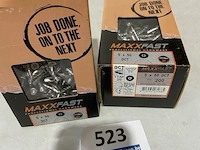 400x maxxfast houtschroef inox 5 x 50 torx - afbeelding 3 van  3