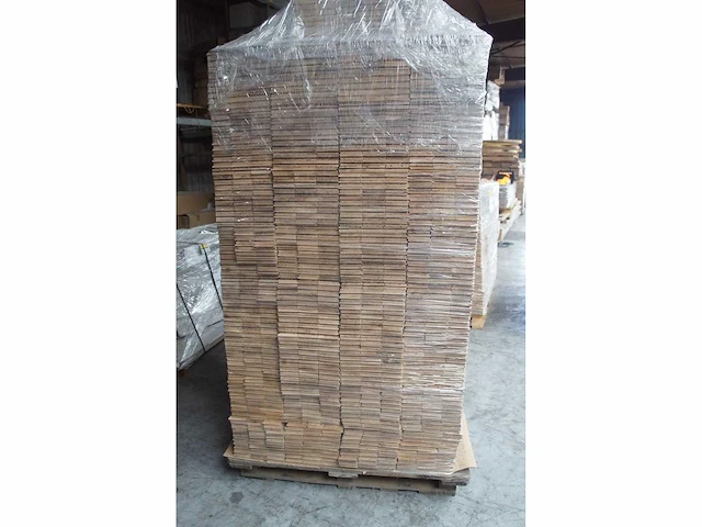 40.80 m² massief eiken visgraatparket 21mm - afbeelding 5 van  5