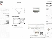 4.08ct g vvs2 with igi certificate - afbeelding 4 van  4